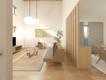 �����\�z���σp�[�X
�ؖڂ̃��[�o�[�Ɛ����������A�i�`��������LDK�ɊJ�����Ɖ����݂��v���X�B