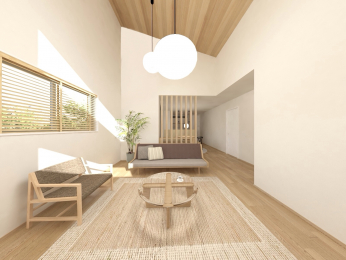 �����\�z���σp�[�X
���炩�Ȍ��ƕ����ʂ��ԂŁA�Ƒ��̃R�~���j�P�[�V���������R�ɐ��܂��A���S�n�̂悢���r���O��Ԃ��������܂����B